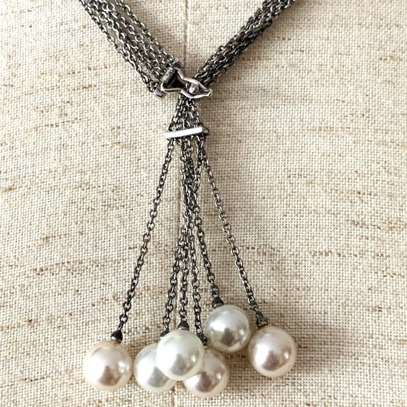 Vintage Fashion Statement Pearl Necklace - Picture 12 of 16